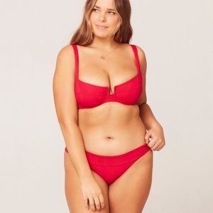 COPY - Pointelle Rib Veronica Bikini Bottom